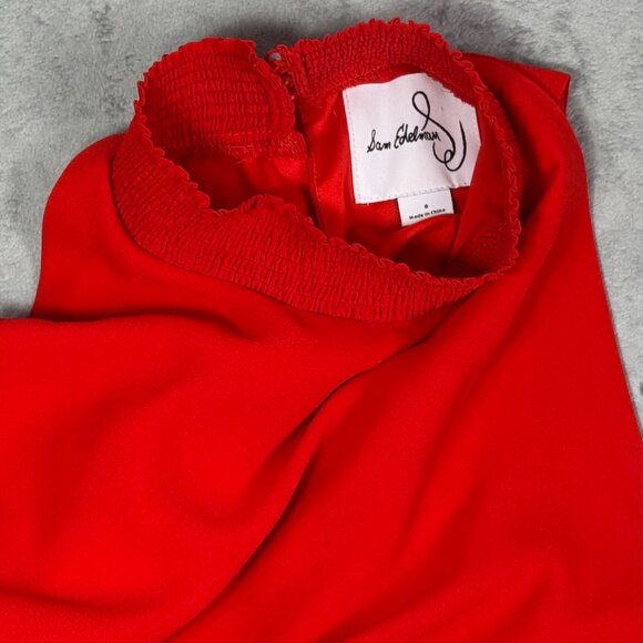 Sam Edelman Scarlet Pleated Sleeveless Midi Dress - Picture 4 of 6